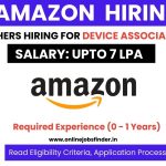 Amazon Freshers Hiring 2023 for Freshers