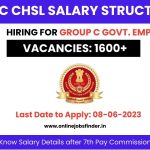 SSC CHSL Salary Structure