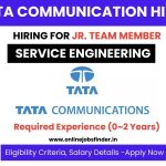 Tata Communication Off Campus Hiring 2023 for Jr. Team Member