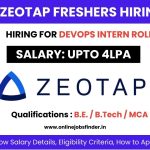 Zeotap Off Campus Drive for DevOps Intern Role