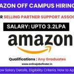 Amazon Off Campus Hiring 2023 for Selling Partner Support Associate