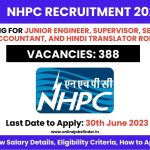 NHPC Recruitment 2023