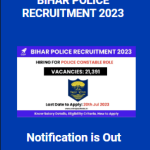 Bihar Police Constable Recruitment 2023.