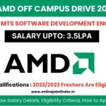 AMD Off Campus Hiring for MTS Software Development Engineer Role