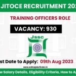 JSSC Industrial Training Officer Recruitment 2023