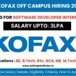 Kofax Off Campus Recruitment 2023