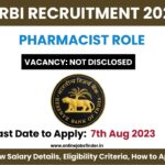 RBI Recruitment 2023 Pharmacist