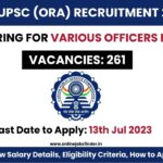 UPSC (ORA) Recruitment 2023