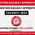 Western Railway Apprentice Recruitment 2023